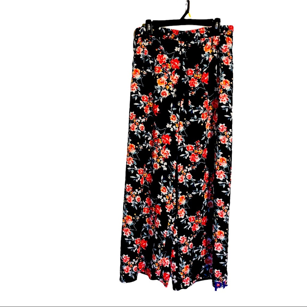 NY COLLECTION - wide legged pants floral